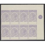 South Australia 1886-1912 "Long Stamps" 1886-96 Postage and Revenue Plate Proofs Blank value ta...