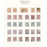 Tasmania 1892-1907 Keyplate Issue Issued Stamps A mint and used collection neatly mounted and w...