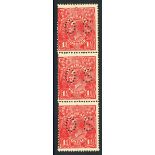 Australian Commonwealth King George V Heads Official Stamps 1924 single watermark 1½d. scarlet...