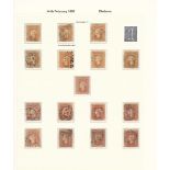 New South Wales Later Issues 1860-1902 perforated Diadems, the predominantly used collection al...