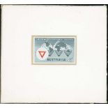 Australian Commonwealth Queen Elizabeth II 1955 (Aug.) Y.M.C.A. Centenary 3½d. grey-green and r...