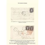 South Australia Covers 1867 (28 Oct.) envelope from Crafers to London, bearing 1860-69 second r...