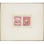 Australian Commonwealth King George VI 1950 (Sept.) Centenary of Postage Stamps, 2½d. se-tenant...