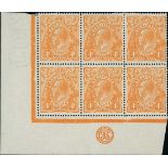 Australian Commonwealth King George V Heads Issued Stamps 1914-20 single watermark, 4d. dull or...