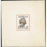 Australian Commonwealth King George VI 1952 (Mar.) Aborigine 2/6d. die proof in