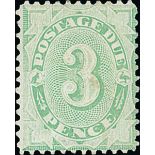 Australian Commonwealth Postage Due Stamps 1906-08 watermark Crown over A, perf 11½, 12 compoun...