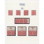 Australian Commonwealth Engraved Definitives of 1913-14 Issued Stamps A predominantly mint coll...