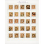 Victoria The "Woodblocks" A collection comprising imperforate 6d. orange (25, two apparently un...