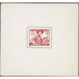 Australian Commonwealth King George VI 1948 (Nov.) Scout Jamboree 2½d. die proof in carmine-lak...