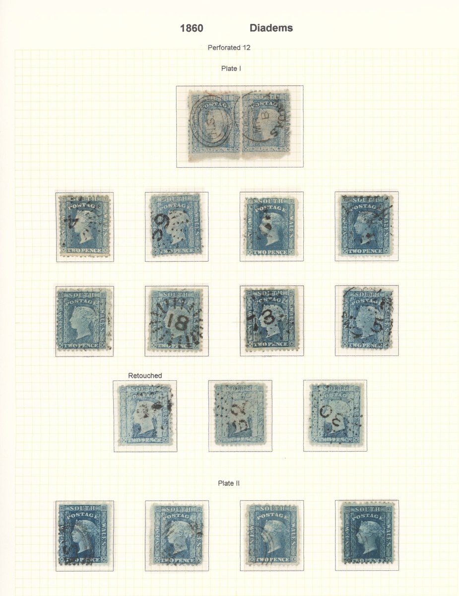 New South Wales Later Issues 1860-1902 perforated Diadems, the predominantly used collection al... - Image 3 of 15
