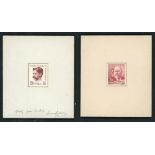 Australian Commonwealth King George VI 1949 (June) Lawson 2½d. in maroon and (Nov.) Bunbury 2½d...