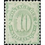 Australian Commonwealth Postage Due Stamps 1902-04 perf 11 10/- dull green, fine unmounted mint...