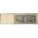 New South Wales 1850-51 Sydney Views Three Pence Bluish wove paper, emerald-green with large ev...