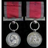 Waterloo 1815 (Lieut. J. Anthony 1st Battn. 40 Regt.), fitted with ornate replacement silver ri...