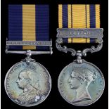 Pair: Lieutenant G. A. King, Landrey's Light Horse, late Buffalo Volunteer Rifles South Africa...