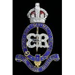 Royal Horse Artillery In platinum, gold, diamonds and enamels, the Royal Cypher E VIII R withi...