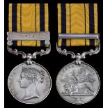 South Africa 1877-79, 1 clasp, 1879 (Troopr. T. Gravett, Ferreira's Horse.), officially re-engr...
