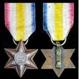 Maharajpoor Star 1843 (Private Michael Noon H.M. 40th Regt.), fitted with neat split ring and l...