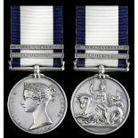 A fine Naval General Service Medal awarded to Captain Robert Hocking, Royal Navy, who was commi...