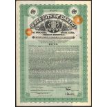 Free City of Danzig, 6½% State Loan (Tobacco Monopoly), bond for £100, #B10537, large format, C...