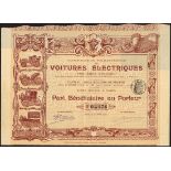 Road Transport: A small collection comprising, Compagnie Parisienne des Voitures Electriques (P...