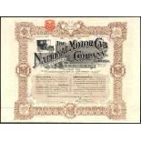 Great Britian: National Motor Cab Co. Ltd., bearer warrant for 25 deferred shares of 1/-, [1909...