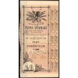 Madagascar: Societe Franco-Antankare, founders shares, Angers 189[8], #145, of ONLY 800 issued,...