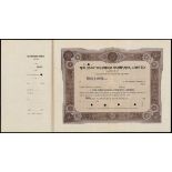 Great Britain/Switzerland: Photochrom Co. Ltd., London un-issued or most likely a specimen cert...