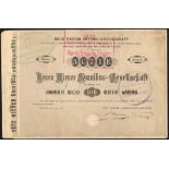 Austria: Transport: A small collection comprising Neue Wiener Omnibus Gess., 1 share, 1 Marz 18...