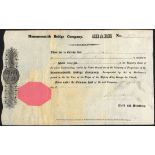 Great Britain: Hammersmith Bridge Company, certificate for one share, [1824], #1203, black prin...