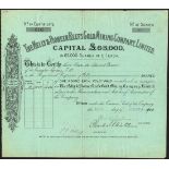 Mining: A collection of mining certificates comprising Rhodesia: Nelly & Pioneer Reefs Gold Min...