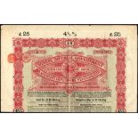 China: A collection of Government Bonds, comprising 1898, German issue, £25, 2 examples and £50...