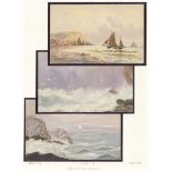 The Dr. Paul Ramsay Collection of Hand Painted Envelopes 1906 (3 March) - 1908 (6 Aug.) three...