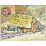 The Dr. Paul Ramsay Collection of Hand Painted Envelopes Mrs. Johns Correspondence 1923 (22 Dec...