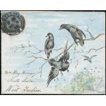 The Dr. Paul Ramsay Collection of Hand Painted Envelopes Hugh Rose - The King Harman Correspond...