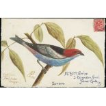 The Dr. Paul Ramsay Collection of Hand Painted Envelopes Owen Saunders, The Bishop Corresponden...