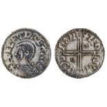 Aethelred II (978-1016), Penny, 1.23g, Long Cross type, Cambridge, Leofsige, + eÐelræd rex angl...