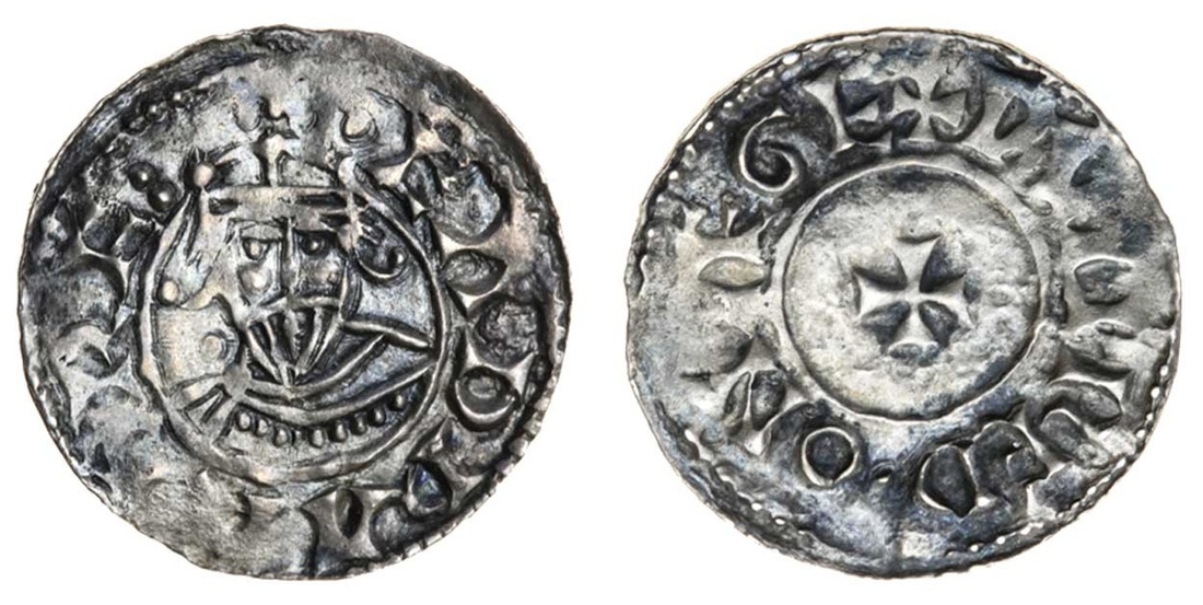 Edward the Confessor (1042-66), Penny, 1.03g, Facing Bust type, Aylesbury, Wulfred, + eadpard r...