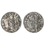 Harold I (1035-40), Penny, 1.01g, Jewel Cross type, London, Goldsige, + har-old re, diademed a...
