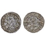 Aethelred II (978-1016), Penny, 1.49g, Long Cross type, Gloucester, Leofsige, æÐelræd rex anglo...