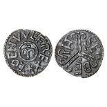 Mercia, Coenwulf (796-821), Penny, 1.24g, 5h, tribach type (c.797-805), Canterbury, Sigeberht,...