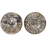 Aethelred II (978-1016), Penny, 1.70g, First Hand type, Torksey, Thurcetel, + æÐelred rex anglo...