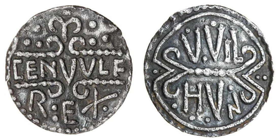 Mercia, Coenwulf (796-821), Penny, 1.28g, 12h, three line type (c.796-797), London, Wilhun, cen...