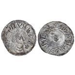 Eadmund (939-946), Penny, 1.42g, Crowned Bust type, Nother, uncertain mint, + eadmvnd rex, lege...