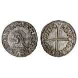 Aethelred II (978-1016), Penny, 1.75g, Long Cross type, Worcester, Durant, + æÐelræd rex anglo...