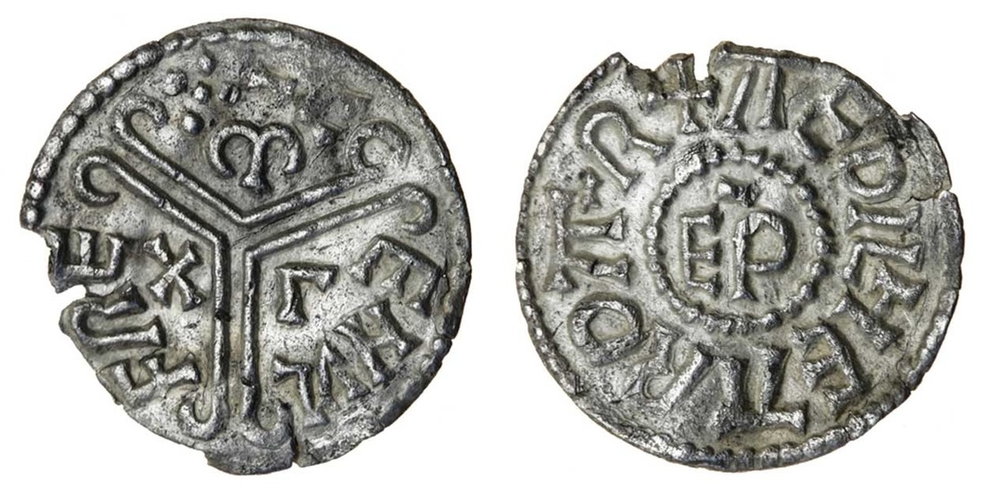 Archbishops of Canterbury, Aethelheard (793-805), with Coenwulf as overlord, Penny, 1.1g, 4h, 4...