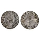 Aethelred II (978-1016), Penny, 1.59g, Long Cross type, Dover, Cynesige, + æÐelræd rex anglorx,...