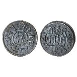 East Anglia, Aethelstan I (c.825-845), Penny, 1.23g, 9h, non portrait type, Monna, + eÞel.s.t.a...
