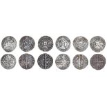 Edward III (1327-77), Groats, pre-Treaty period, London (5), series E, m.m. cross 2 (4), 4.45g;...