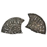 Kings of Kent, Baldred (c. 823-25), Penny, portrait type, Rochester, Dunn, 0.61g, [b]aldred [.....